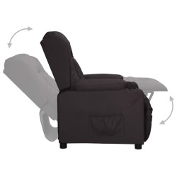 Fauteuil inclinable Noir Similicuir 621742621742