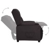 Fauteuil inclinable Noir Similicuir 621742621742