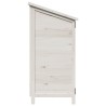 Abri de jardin Blanc 106,5 x 56 x 113,5 cm Bois de Sapin Massif 621745621745