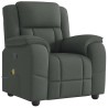 Fauteuil de massage inclinable Gris foncé Tissu 621753621753