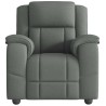 Fauteuil de massage inclinable Gris foncé Tissu 621753621753