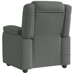 Fauteuil de massage inclinable Gris foncé Tissu 621753621753