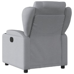 Fauteuil inclinable en tissu gris clair 621755621755