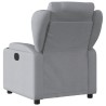 Fauteuil inclinable en tissu gris clair 621755621755