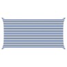 Voile d'ombre Bleu et Blanc 5 x 2,5 m 100 % polyester Oxford 621756621756