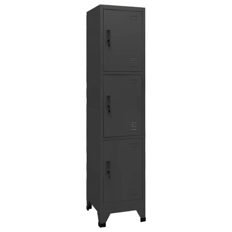 Armoire à casiers Anthracite 38x45x180 cm Acier 621758621758