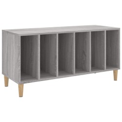 Armoire à disques sonoma gris 100x38x48 cm bois d'ingénierie 621760621760