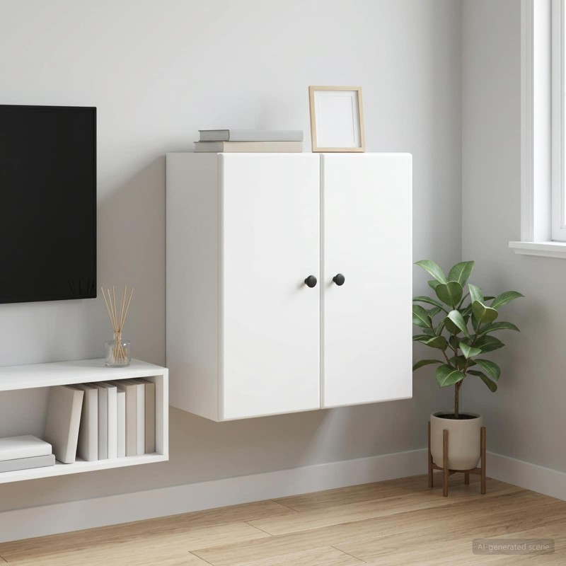 Armoire Murale Blanc 59 x 31 x 60 cm Bois d'ingénierie 621761621761