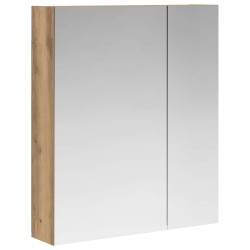 Armoire Miroir de Salle de Bain Chêne artisan 60 x 14,5 x 70 cm 621768621768
