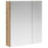 Armoire Miroir de Salle de Bain Chêne artisan 60 x 14,5 x 70 cm 621768621768