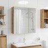 Armoire Miroir de Salle de Bain Chêne artisan 60 x 14,5 x 70 cm 621768621768