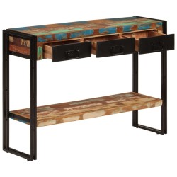Table console 110x30x76 cm Bois massif de récupération  621770621770