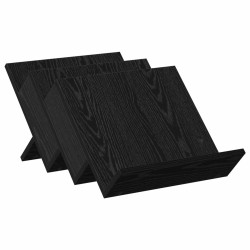 Étagère à magazines avec étagère Chêne noir 53 x 40 x 28,5 cm 621777621777