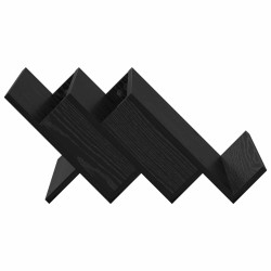 Étagère à magazines avec étagère Chêne noir 53 x 40 x 28,5 cm 621777621777
