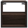 Table de chevet murale chêne marron 40x31x39,5 cm 621780621780