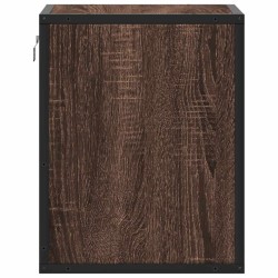 Table de chevet murale chêne marron 40x31x39,5 cm 621780621780