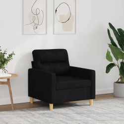 Fauteuil Noir 60 cm Tissu 621784621784