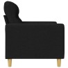 Fauteuil Noir 60 cm Tissu 621784621784