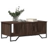 Table basse chêne marron 100x51x40 cm bois d'ingénierie 621786621786