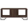 Table basse chêne marron 100x51x40 cm bois d'ingénierie 621786621786