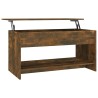 Table basse Chêne fumé 102x50x52,5 cm Bois d'ingénierie 621788621788