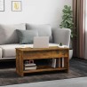 Table basse Chêne fumé 102x50x52,5 cm Bois d'ingénierie 621788621788