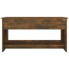 Table basse Chêne fumé 102x50x52,5 cm Bois d'ingénierie 621788621788