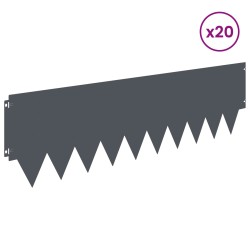 Bordure de Pelouse 20 pcs métal 621792621792