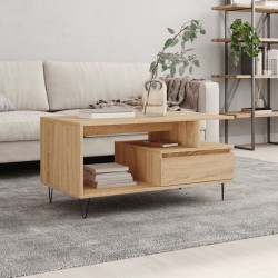 Table basse Chêne sonoma 90x49x45 cm Bois d'ingénierie 621793621793