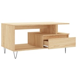 Table basse Chêne sonoma 90x49x45 cm Bois d'ingénierie 621793621793