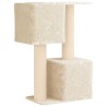 Arbre à chat avec poteaux à griffer en sisal Crème 114 cm 621794621794
