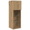 Unité murale de TV 6 pcs Chêne artisanal Bois d'ingénierie 621795621795