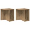 Table d'appoint 2 pc Chêne artisanal 37 x 32 x 40 cm 621796621796