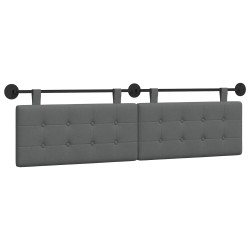 Tête de lit suspendue Gris foncé Tissu 621805621805