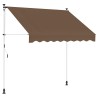 Auvent rétractable manuel Taupe 150 cm 621808621808