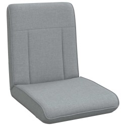 Fauteuil de sol ajustable Gris clair Tissu 621813621813