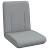 Fauteuil de sol ajustable Gris clair Tissu 621813621813