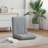 Fauteuil de sol ajustable Gris clair Tissu 621813621813