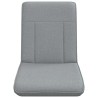 Fauteuil de sol ajustable Gris clair Tissu 621813621813