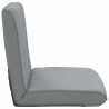 Fauteuil de sol ajustable Gris clair Tissu 621813621813