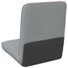 Fauteuil de sol ajustable Gris clair Tissu 621813621813