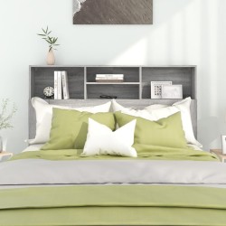 Armoire de tête de lit Sonoma gris 140x19x103,5 cm 621817621817