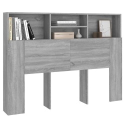 Armoire de tête de lit Sonoma gris 140x19x103,5 cm 621817621817