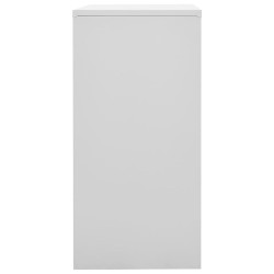 Armoire à casiers Gris clair et rouge 90x45x92,5 cm Acier 621819621819