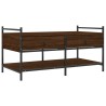 Table basse chêne marron 99x50x50 cm bois d'ingénierie 621822621822