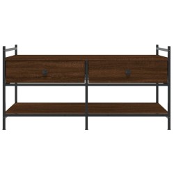 Table basse chêne marron 99x50x50 cm bois d'ingénierie 621822621822