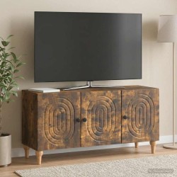 Meuble TV Chêne fumé 99 x 34,5 x 50 cm Bois d'ingénierie 621824621824