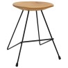 Tabourets lot de 2 bois de teck massif 621827621827