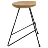 Tabourets lot de 2 bois de teck massif 621827621827