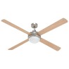 Ventilateur de plafond avec lumière et télécommande Ø 130 cm 621828621828